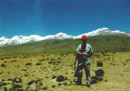 This is me, somewhere in the Andes