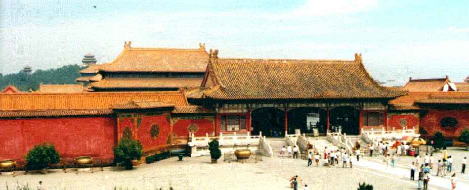 A gate in the forbidden city